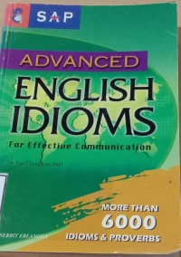 Image of ADVANCED ENGLISH IDIOMS