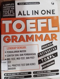 Image of ALL IN ONE TOEFL GRAMMAR