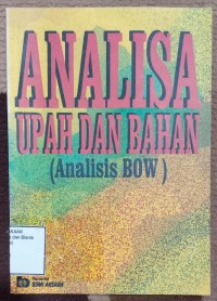 Image of ANALISIS UPAH DAN BAHAN