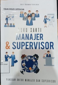 Image of BUKU SAKTI MANAJER DAN SUPERVISOR