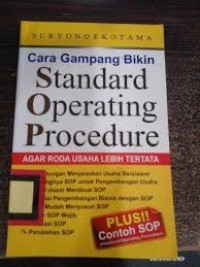 Image of CARA GAMPANG BIKIN STANDARD OPERATING PROSEDURE