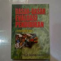 Image of DASAR-DASAR EVALUASI PENDIDIKAN EDISI REVISI