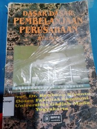 Image of DASAR DASAR PEMBELANJAAN PERUSAHAAN EDISI 4