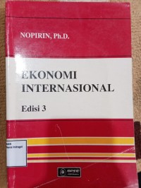 Image of EKONOMI INTERNASIONAL EDISI 3