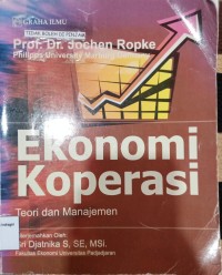 Image of EKONOMI KOPERASI : TEORI DAN MANAJEMEN