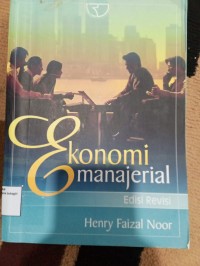Image of EKONOMI MANEJERIAL EDISI REVISI