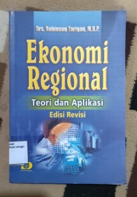 Image of EKONOMI REGIONAL TEORI DAN APLIKASI