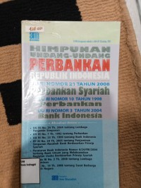 Image of HIMPUNAN UNDANG UNDANG PERBANKAN REPUBLIK INDONESIA