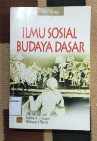 Image of ILMU SOSIAL BUDAYA DASAR EDISI 3