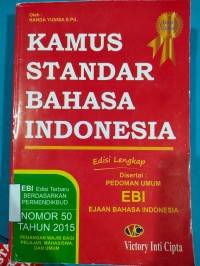 Image of KAMUS STANDAR BAHASA INDONESIA