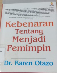 Image of KEBENARAN  TENTANG MENJADI PEMIMPIN