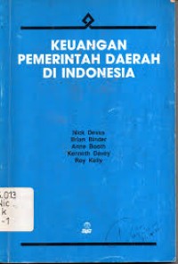 Image of KEUANGAN PEMERINTAH DAERAH DI INDONESIA