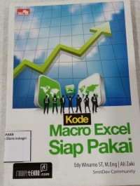 Image of KODE MACRO EXCEL SIAP PAKAI
