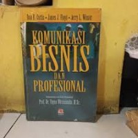 Image of KOMUNIKASI BISNIS DAN PROFESIONAL