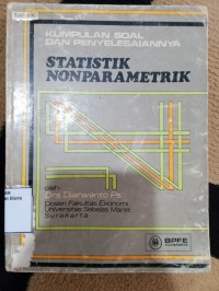 Image of KUMPULAN SOAL DAN PENYELESAIANYA : STATISTIK NONPARAMETRIK