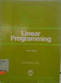 Image of LINEAR PROGRAMMING EDISI KEDUA