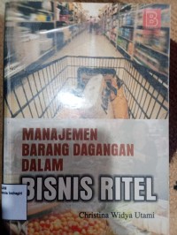 Image of MANAJEME BARANG DAGANGAN DALAM BISNIS RITEL
