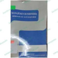 Image of MANAJEMEN DI INDONESIA: BEBERAPA ISU KONTEMPORER