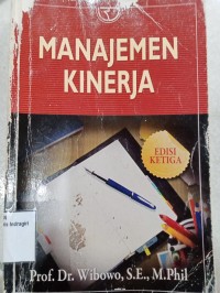 Image of MANAJEMEN KINERJA EDISI 3