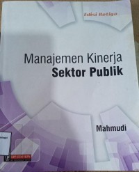 Image of MANAJEMEN KINERJA SEKTOR PUBLIK