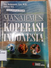 Image of MANAJEMEN KOPERASI INDONESIA