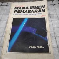 Image of MANAJEMEN PEMASARAN EDISI KELIMA JILID 1
