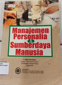 Image of MANAJEMEN PERSONALIA DAN SUMBERDAYA MANUSIA