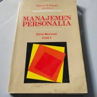 Image of MANAJEMEN PERSONALIA EDISI KE 6 JILID 1