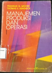 Image of MANAJEMEN PRODUKSI DAN OPERASI