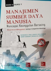Image of MANAJEMEN SUMBER DAYA MANUSIA MENCAPAI KEUNGGULAN BERSAING