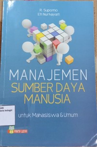 Image of MANAJEMEN SUMBERDAYA MANUSIA UNTUK MAHASISWA & UMUM