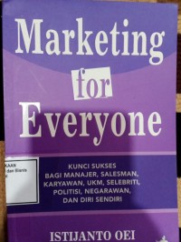 Image of MARKETING FOR EVERYONE