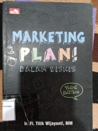 Image of MARKETING PLAN DALAM BISNIS THIRD EDITION