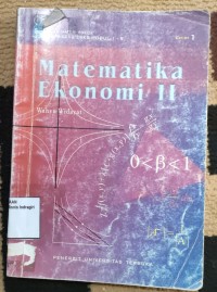 Image of MATEMATIKA EKONOMI II
