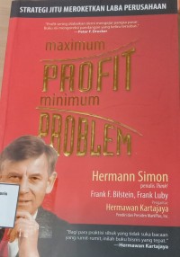 Image of MAXIMUM PROFIT MINIMUM PROBLEM