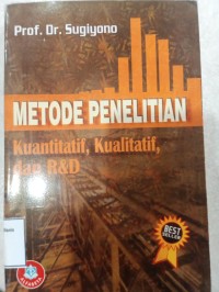 Image of METODE PENELITIAN, KUANTITATIF, KUALITATIF, DAN R AND D