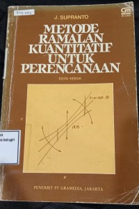 Image of METODE RAMALAN KUANTITATIF UNTUK PERENCANAAN