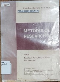 Image of METODE RESEARCH
