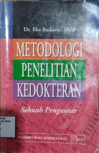Image of METODOLOGI PENELITIAN KEDOKTERAN