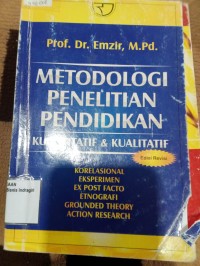 Image of METODOLOGI PENELITIAN PENDIDIKAN KUANTITATIF DAN KULITATIF