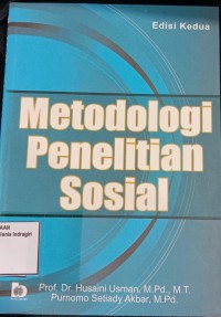 Image of METODOLOGI PENELITIAN SOSIAL