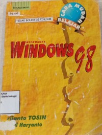 Image of MICROSOFT WINDOWS 98