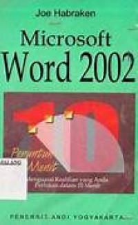 Image of MICROSOFT WORD 2002