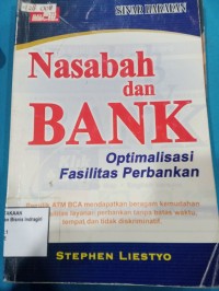 Image of NASABAH DAN BANK : OPTIMALISASI FASILITAS PERBANKAN
