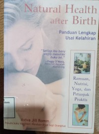 Image of NATURAL HEALTH AFTER BIRTH