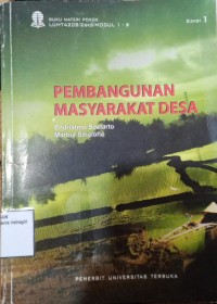 Image of PEMBANGUNAN MASYARAKAT DESA