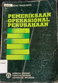 Image of PEMERIKSAAN OPERASIONAL PERUSAHAAN