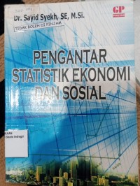 Image of PENGANGAR STATISTIK EKONOMI DAN SOSIAL