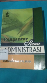 Image of PENGANTAR ILMU ADMINISTRASI