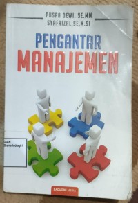 Image of PENGANTAR MANAJEMEN